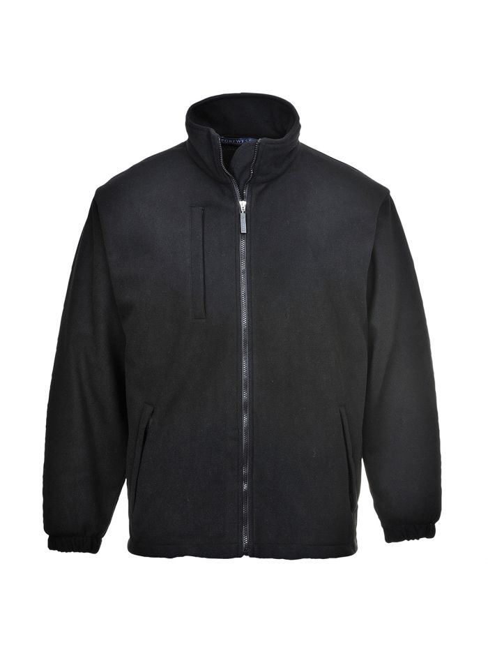 BuildTex Laminated Fleece (3L), L, R, Black