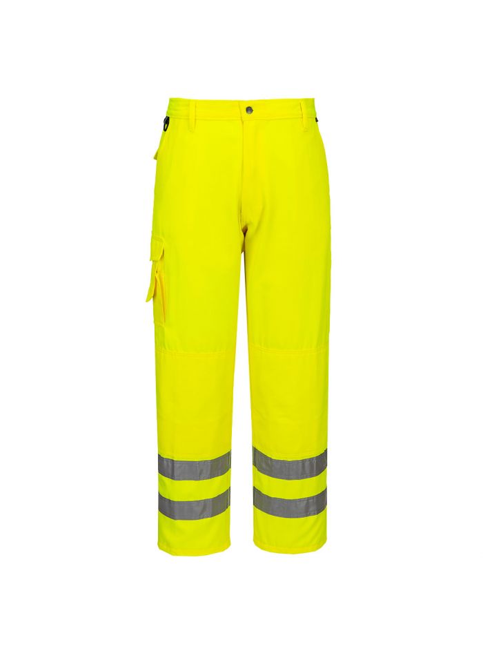 Hi-Vis Work Trousers, 4XL, R, Yellow