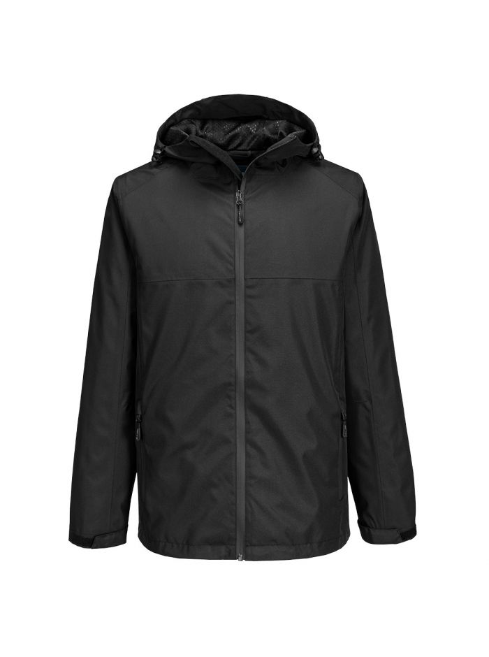 Professional Rain Jacket, L, R, Black