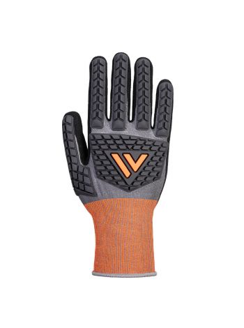 CT Impact D18 Nitrile Sandy Glove, L, R, Grey/Black