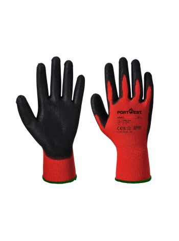 Grip 13 PU Glove, L, R, Red/Black